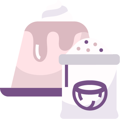 kokosový puding