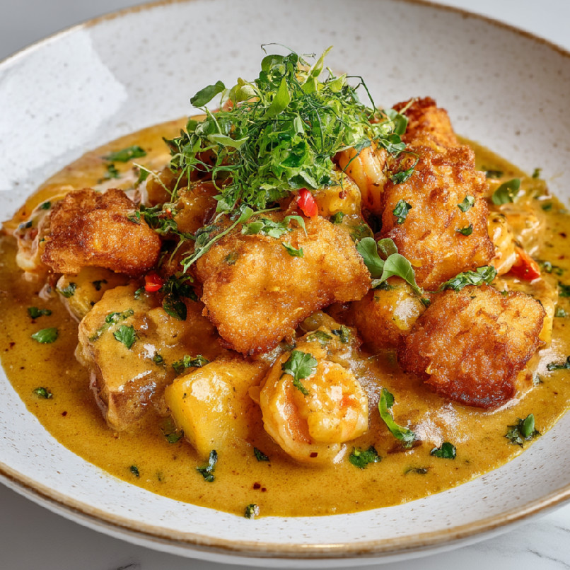 Sakana curry (Rybie filé na karí)