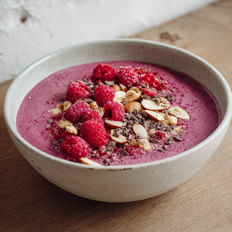Smoothie bowl s lesným ovocím