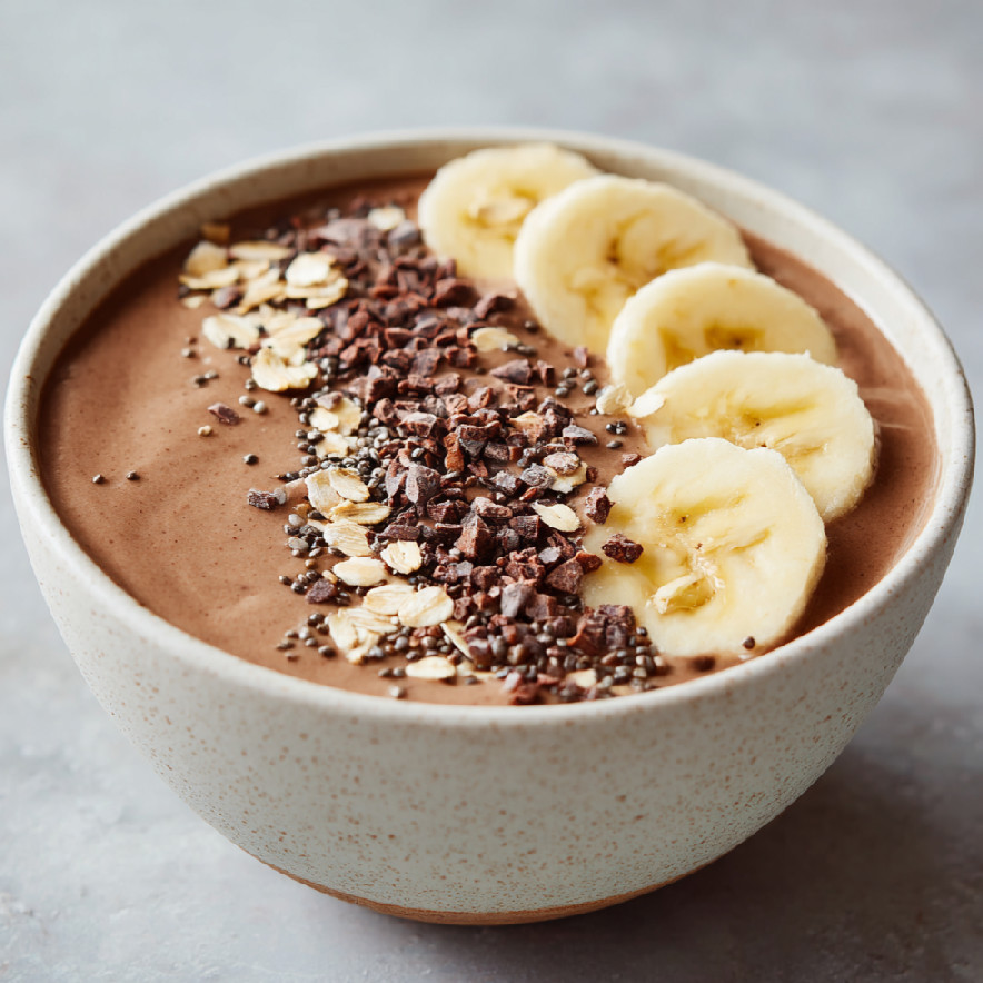 Čokoládová smoothie bowl
