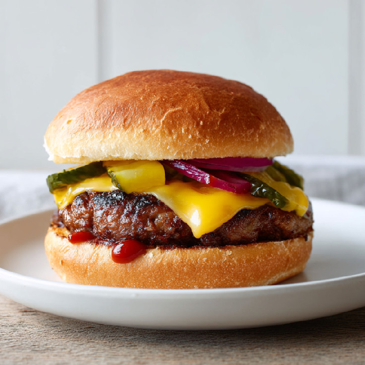 Domáci cheeseburger