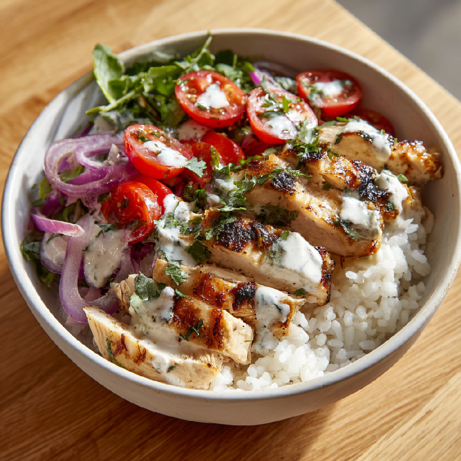 Poké bowl s kuracím mäsom