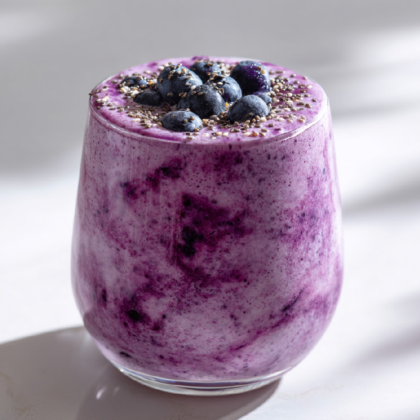 Čučoriedkové smoothie