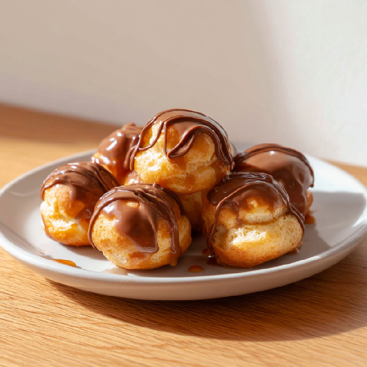 Profiterolky s misokaramelom