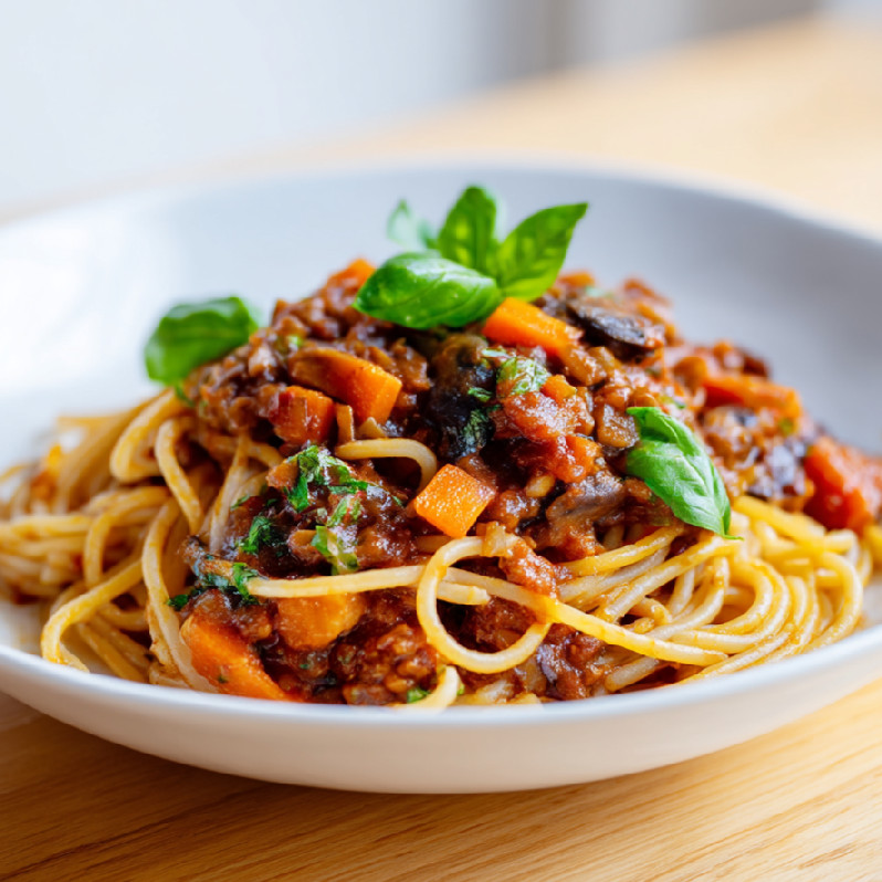 Vegánske Bolognese