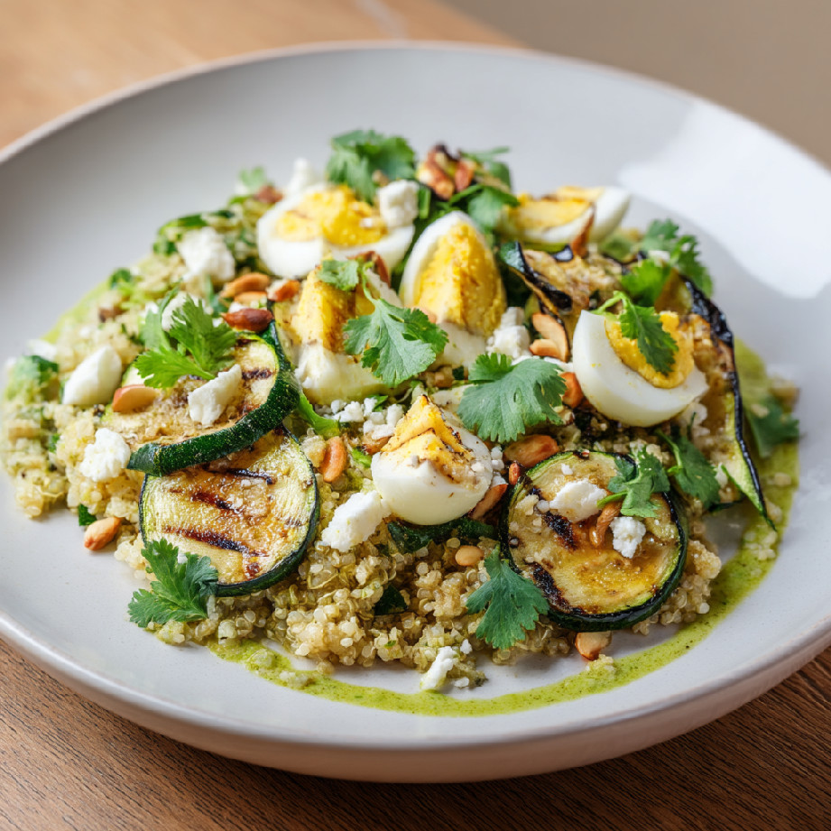 Quinoa s grilovanou cuketou