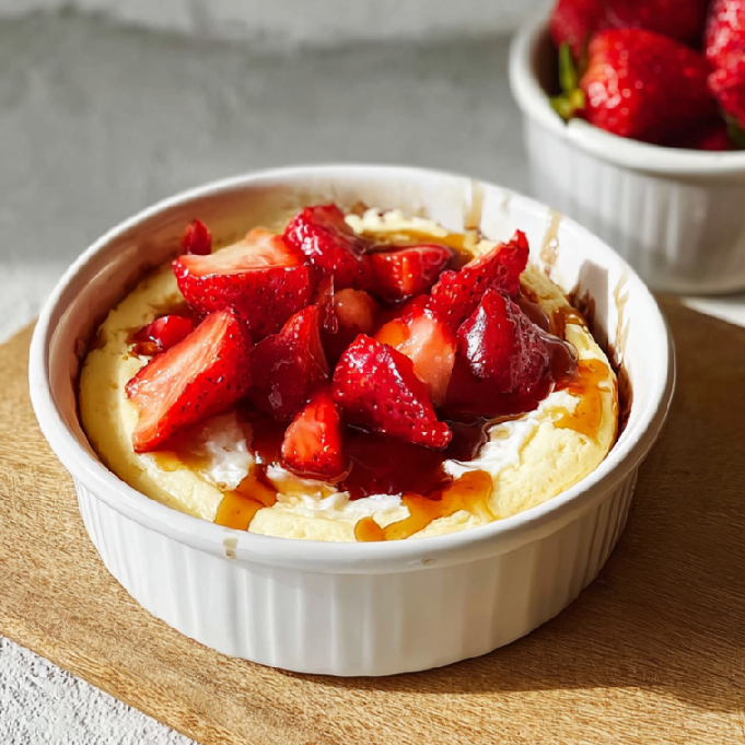Raňajkový proteínový cheesecake