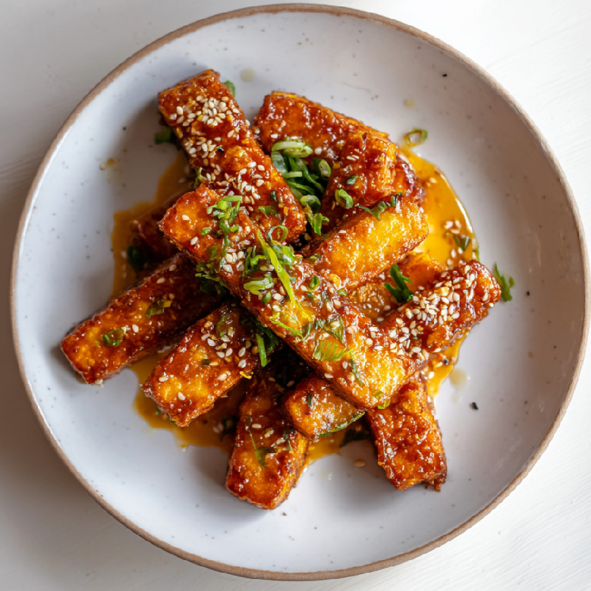 Chrumkavé čili tofu