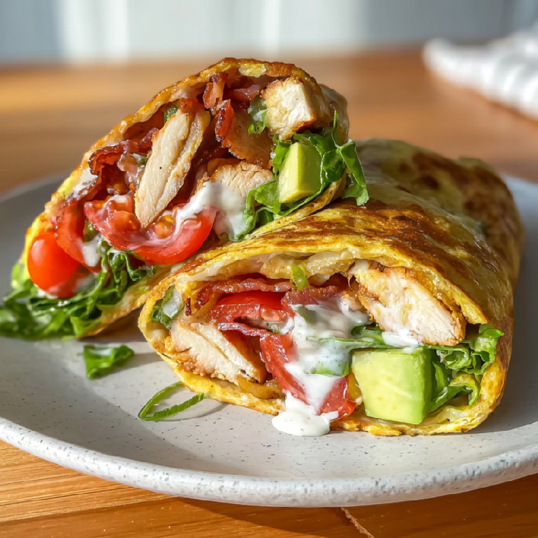Kurací wrap s cottage tortillou