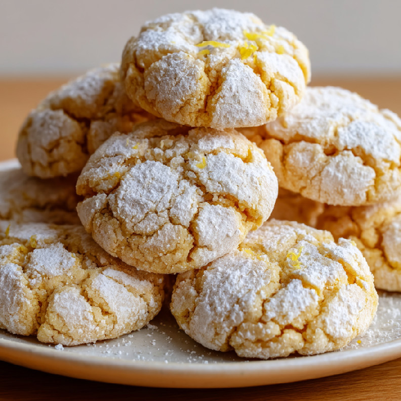 Citrónové crinkles