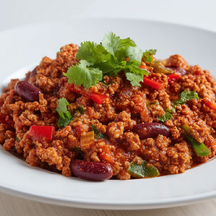 Morčacie chilli s fazuľou
