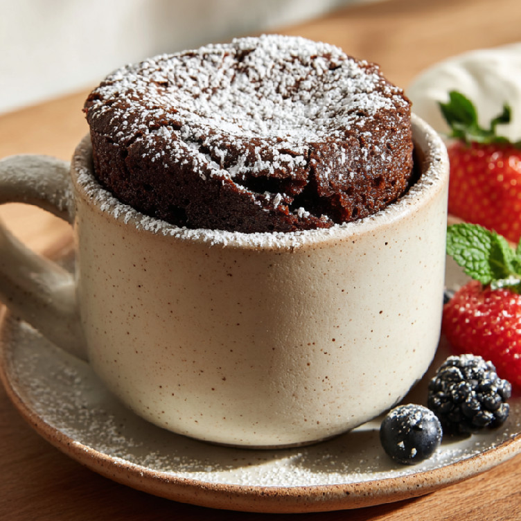 Čokoládový mug cake