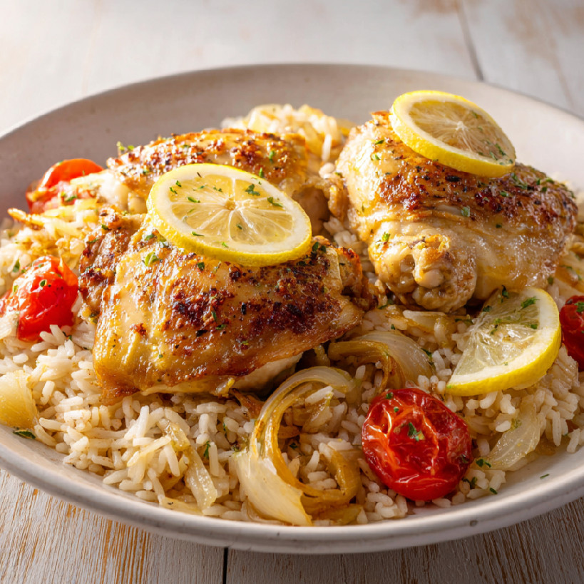 Španielske kura s ryžou (Arroz con Pollo)