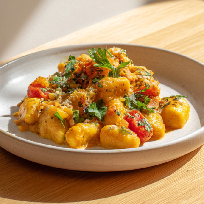 Gnocchi s tekvicovou omáčkou
