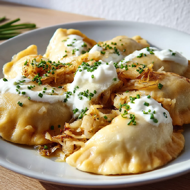 Vegánske pirohy s kyslou kapustou