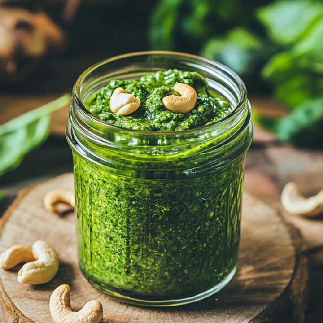 Pesto z medvedieho cesnaku