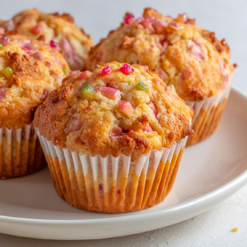 Rebarborové muffiny