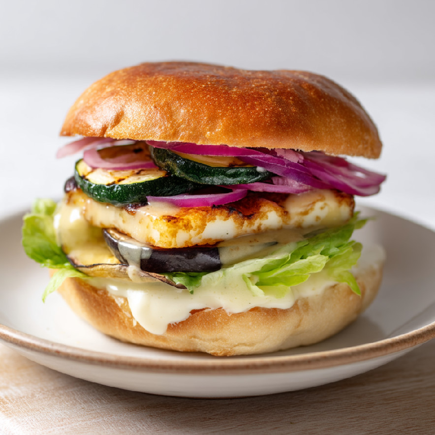 Halloumi burger
