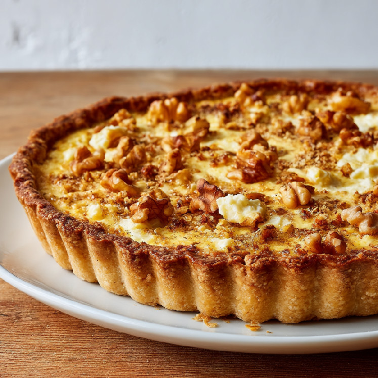 Quiche s kozím syrom