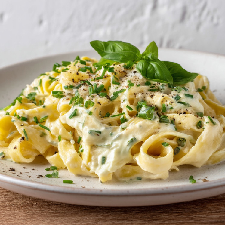 Cottage Alfredo tagliatelle