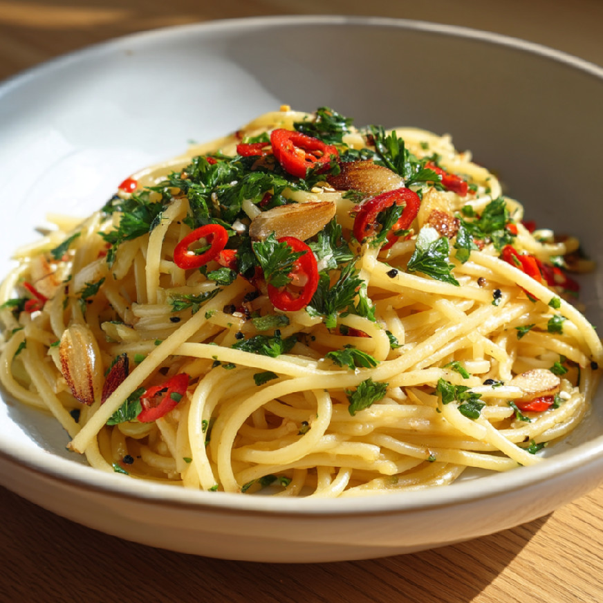 Špagety Aglio e Olio