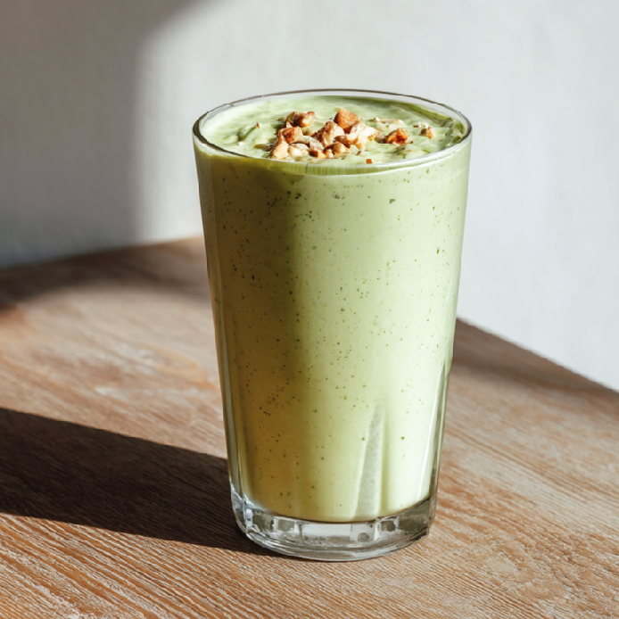 Krémové kešu smoothie s avokádom